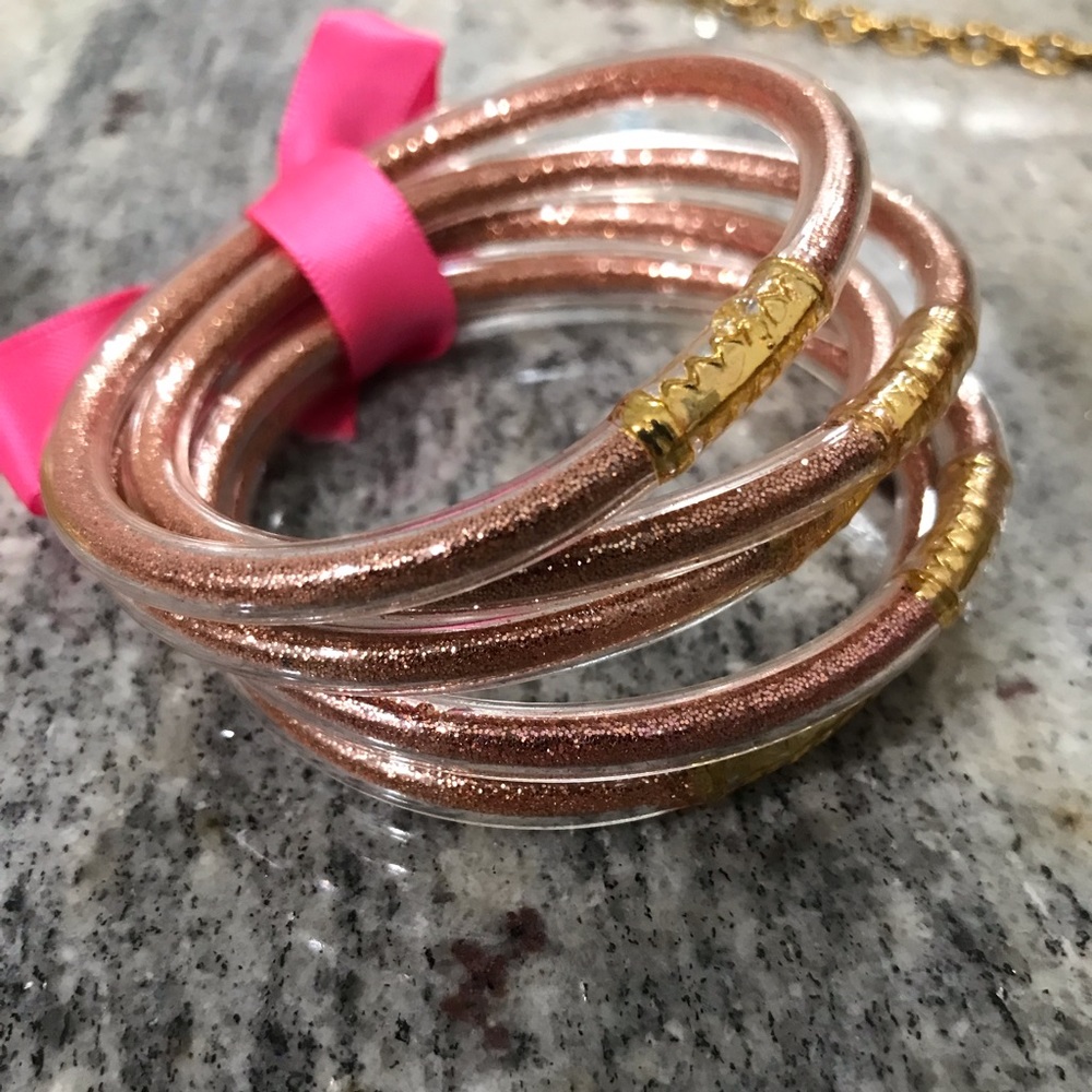 New All weather bangles in Rose Gold